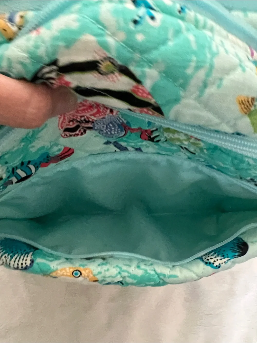 NWOT Vera Bradley Cotton Essential Campus Backpack in Antilles Treasure
